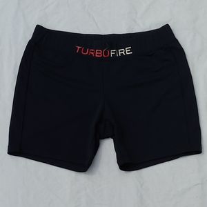 Beachbody Turbo fire spandex shorts